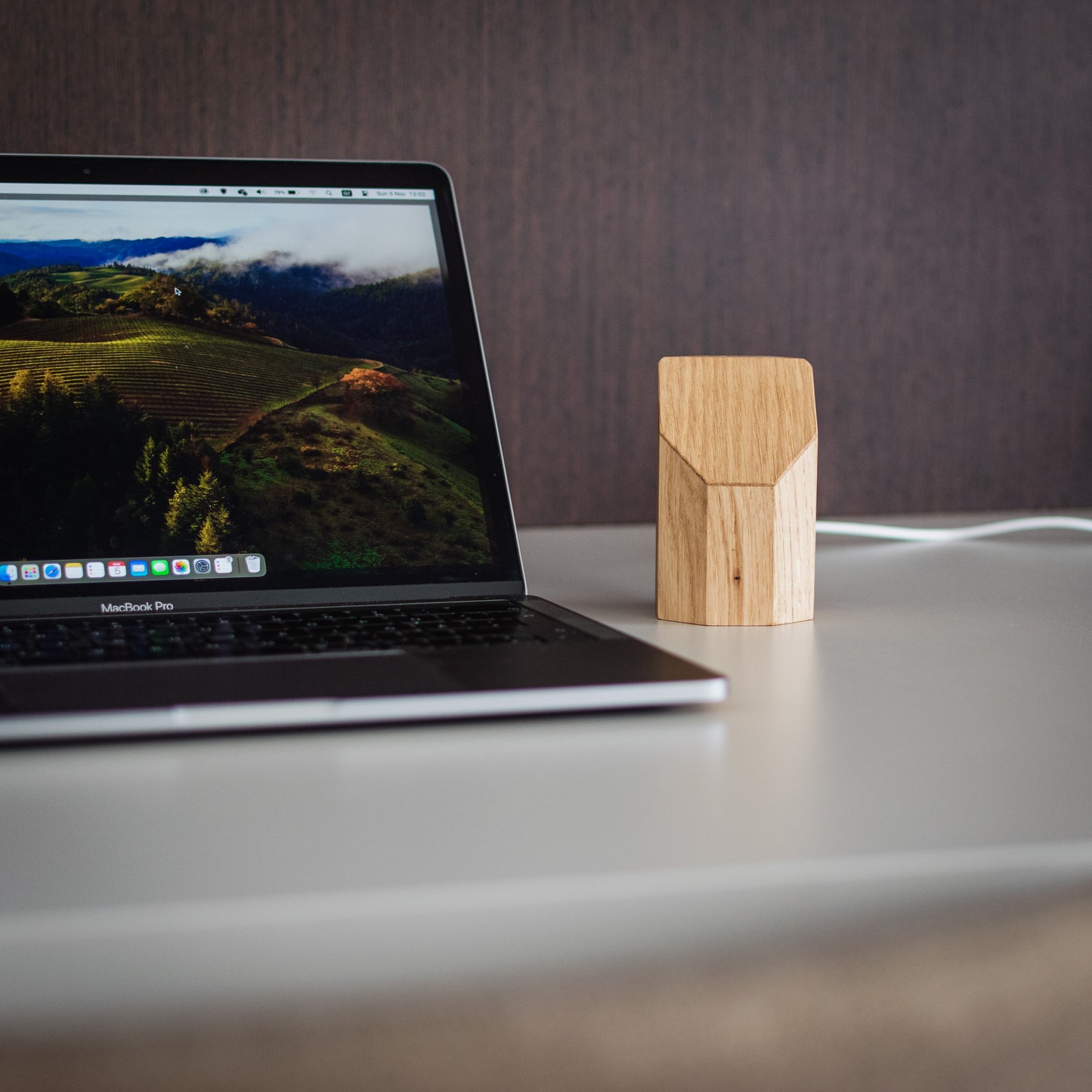 Natural Oak MagSafe Wireless Charger for iPhone & AirPods