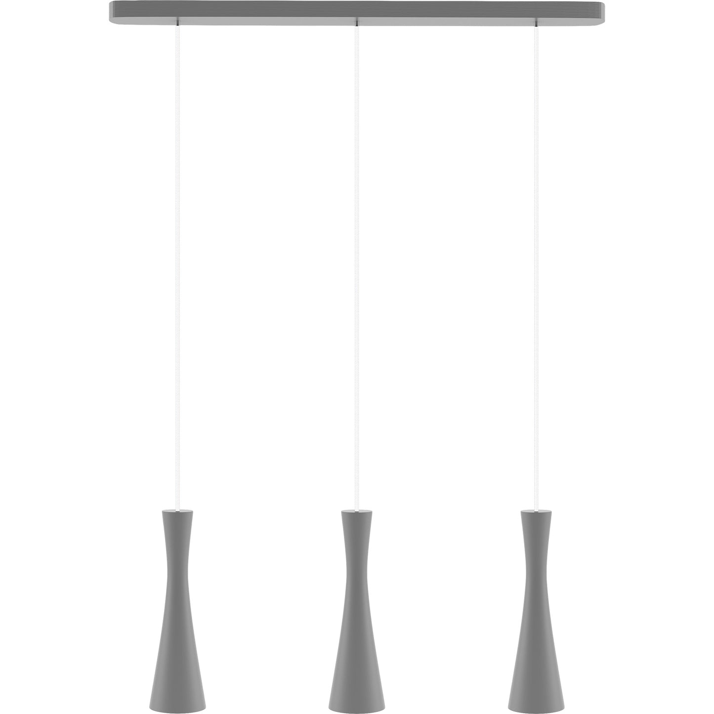 Nordic Gray Wooden Hanging Lamp